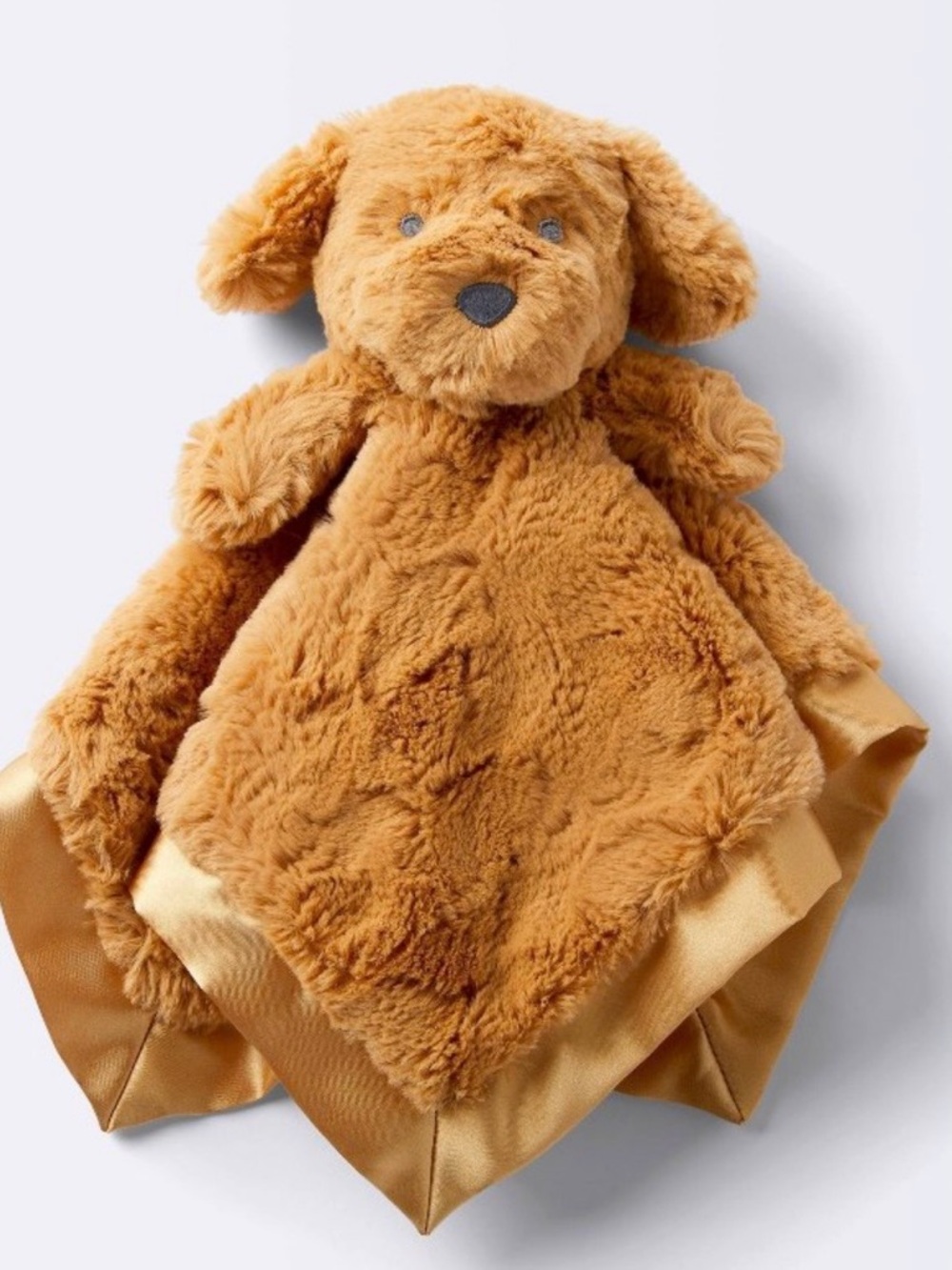 Plush Brown Dog Security Blanket
